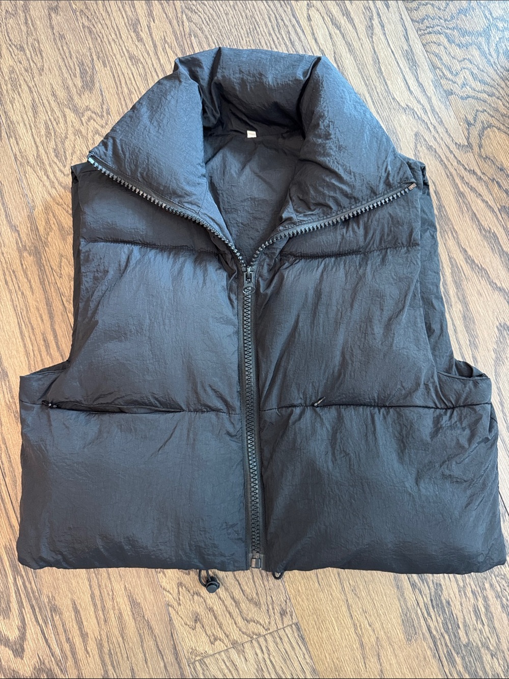 Women’s Black Puffer Vest Jacket  size small